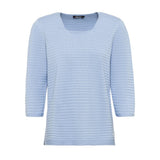 Olsen Henny Fit Ribbed Jumper Blue