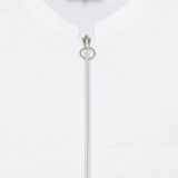 Olsen Jersey Style Jacket With Long Sleeves in Henny fit in White
