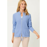 Olsen Knit Cardigan In Cloud