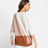 Olsen Knit Jumper With Pattern in Chloe Fit