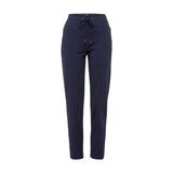 Olsen Lisa Straight Fit Jersey Trousers Navy