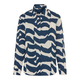 Olsen Modern Graphic Shirt In Navy