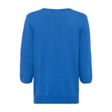 Olsen Organic Cotton Jumper in Henny Fit Cobalt
