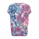Olsen Paisley Print Top in Clara Fit