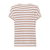 Olsen Round Neck Top With Short Sleeves in Cosima Fit