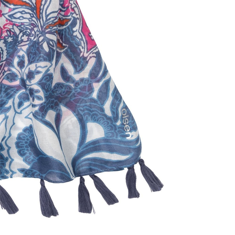 Olsen Scarf Woven Ibiza Blue
