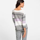 Olsen Slightly wide cut jumper in cora fit in Grey