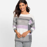 Olsen Slightly wide cut jumper in cora fit in Grey