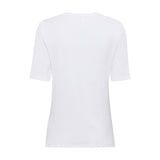 Olsen Slim Fit Top in Edda Fit With Frontal Print