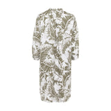 Olsen Straight Cut Leaf Print Dress