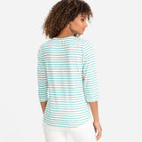 Olsen Stylish striped shirt in Edda Fit