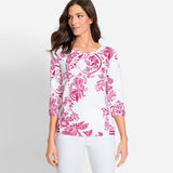 Olsen Sweatshirt With 3/4 Sleeves