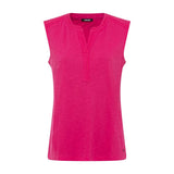 Olsen Vest Top With embroidery Neckline in Hannah Fit