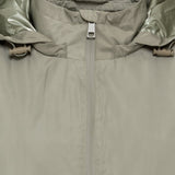 Olsen wind and water-repellent short coat with detachable hood