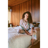 One Hundred Star Crane Plaster Pink Poplin Pyjama Set
