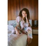 One Hundred Star Crane Plaster Pink Poplin Pyjama Set