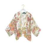 One Hundred Stars Boho Garden Kimono In Ecru