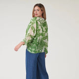 One Hundred Stars Giant Willow Kimono In Green