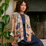 One Hundred Stars Kimono In Hummingbirds Nude