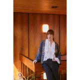One Hundred Stars Kimono In Parsley Seed Navy