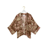 One Hundred Stars Kimono In Rosa Brown