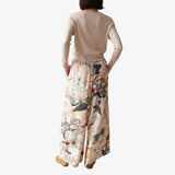 One Hundred Stars Palazzo Pants In Hummingbird Nude