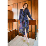 One Hundred Stars Parsley Seed Navy Gown