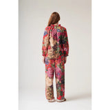 One Hundred Stars Poplin Pyjama Set In Primula Berry