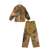 One Hundred Stars Primula Gold Poplin Pyjama Set
