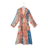 One Hundred Stars Ribbons Gown In Cobalt