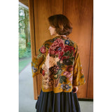 One Hundred Stars Velvet Jacket In Primula Gold