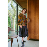 One Hundred Stars Velvet Jacket In Primula Gold