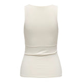 ONLEA Reversable Tank top in White/Cloud Dancer
