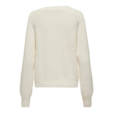 ONLY Onlella V-Neck Knit Cardigan in White