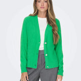 ONLY Onlella V-Neck Knit Cardigan in Green