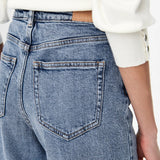 ONLY ONLJUICY High waist Wide Leg Fit Jeans In Medium 30 Length