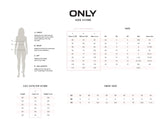 ONLY ONLJUICY High waist Wide Leg Fit Jeans In Medium 30 Length