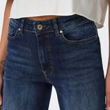 ONLY ONLMADISON High waist Wide Leg Fit Jeans In Dark Blue Denim