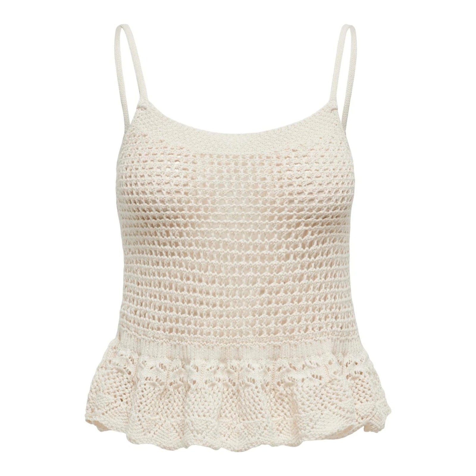 ONLY Sleeveless Knitted Top in Birch