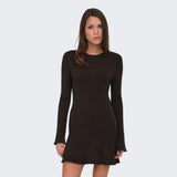 ONLY ONLMICHELLA Midi Dress In Chocolate Torte