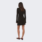 ONLY ONLMICHELLA Midi Dress In Chocolate Torte