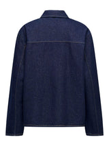 ONLY ONLTHILLE Denim jacket In Dark Blue Denim