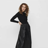 ONLY High Neck Long Sleeved Top in Black