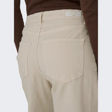 ONLY High Waist Wide Leg Fit Jeans In Ecru