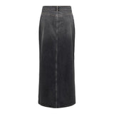 ONLY Maxi Denim Skirt in Washed Black