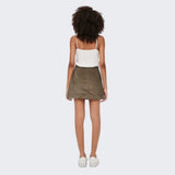 ONLY ONLAMAZING Cord Short Skirt In Cub