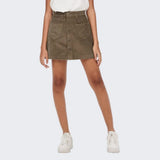 ONLY ONLAMAZING Cord Short Skirt In Cub