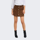 ONLY ONLAMAZING-STINA Faux Skirt In Soft Silt