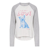ONLY ONLANDREA L/S Ralan Tee In Cloud