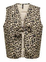 ONLY Onlannabell Bow Leo Waistcoat